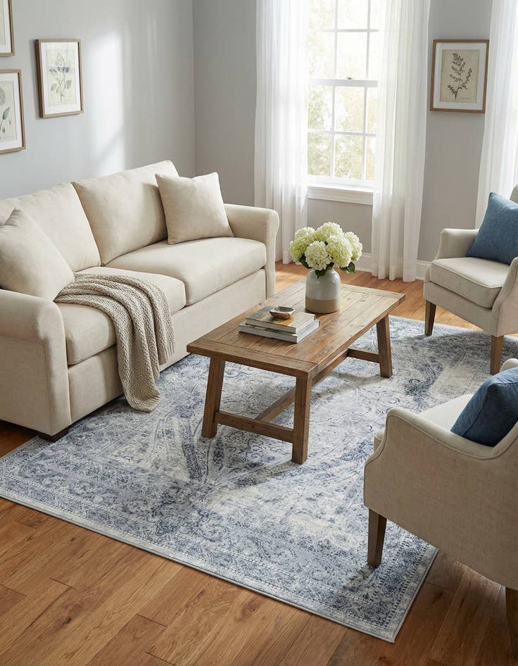 Detail image of 5' 3 x 8' Eliza Rug