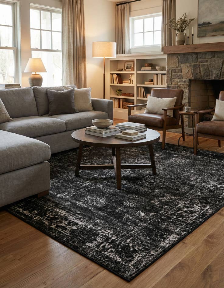 Detail image of 7' 10 x 7' 10 Monte Carlo Square Rug