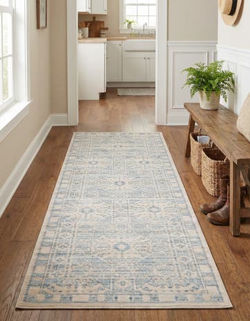 Beige Victoria Runner Rug