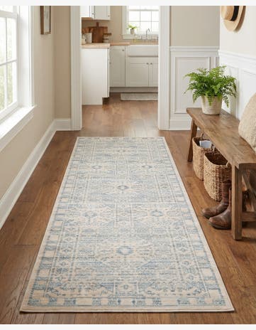 Beige Restoration Runner Rug