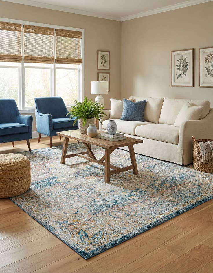 Detail image of 8' x 8' Newport Square Rug