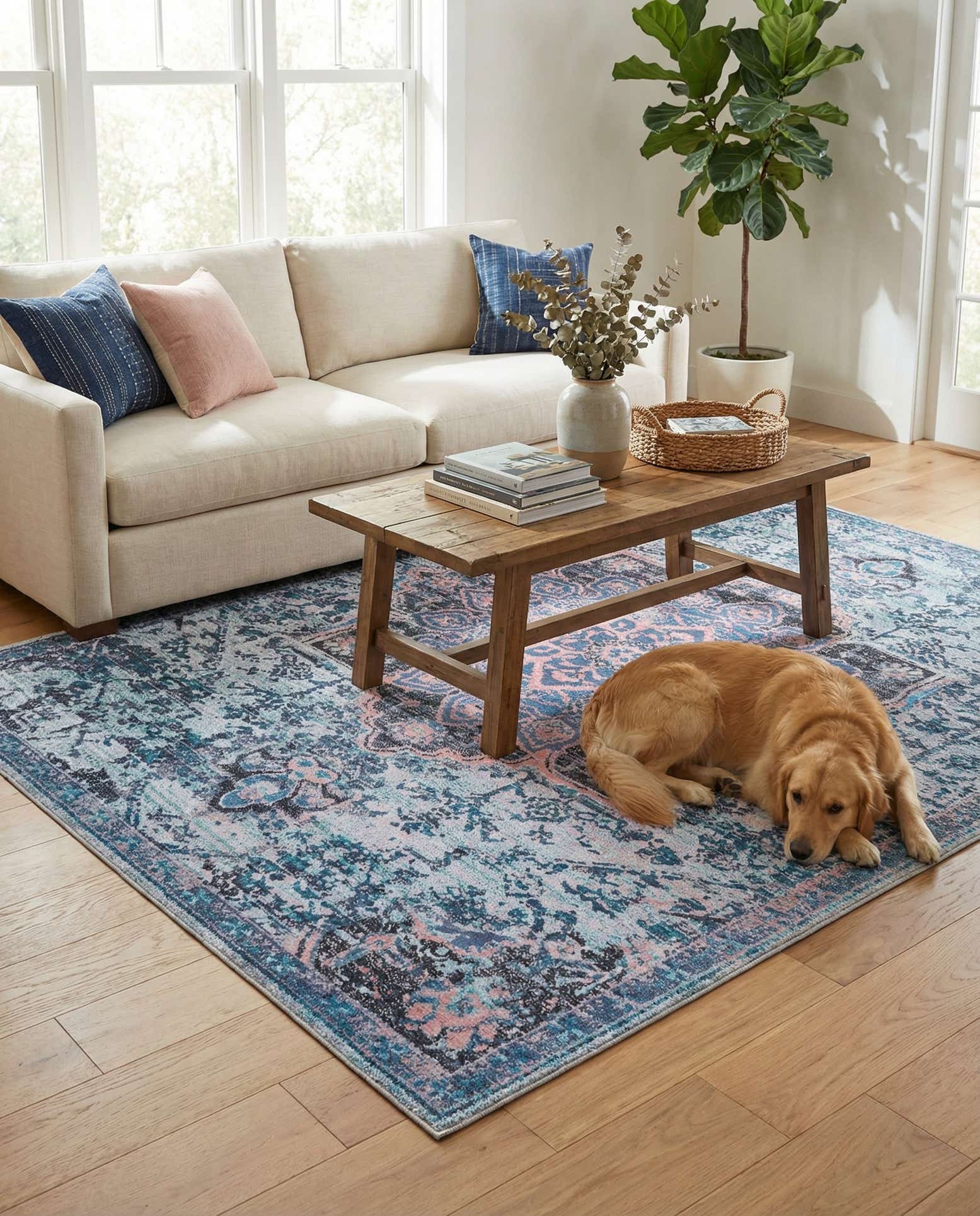 7' 3 x 10' Washable Renaissance Rug
