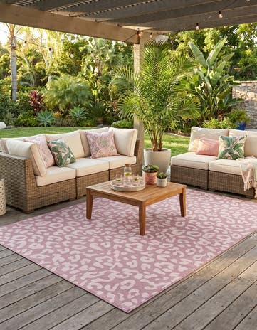 7' 10 x 11' Easy-Clean Safari Indoor / Outdoor Rug