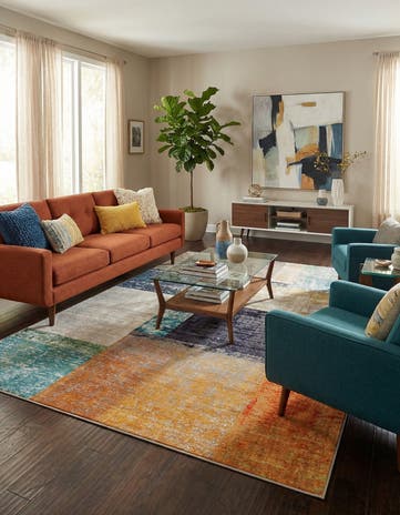 Washable Vivid Rug
