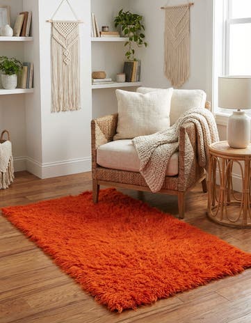 2' 9 x 4' 10 Hand Knotted Moroccan Wool Rug