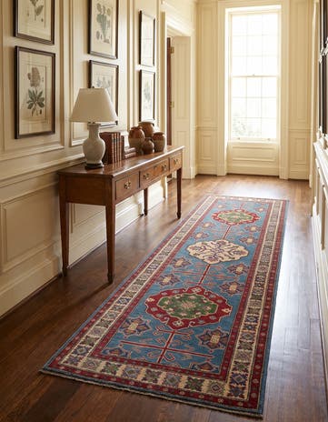 2' 10 x 9' 11 Hand Knotted Kazak Runner Rug