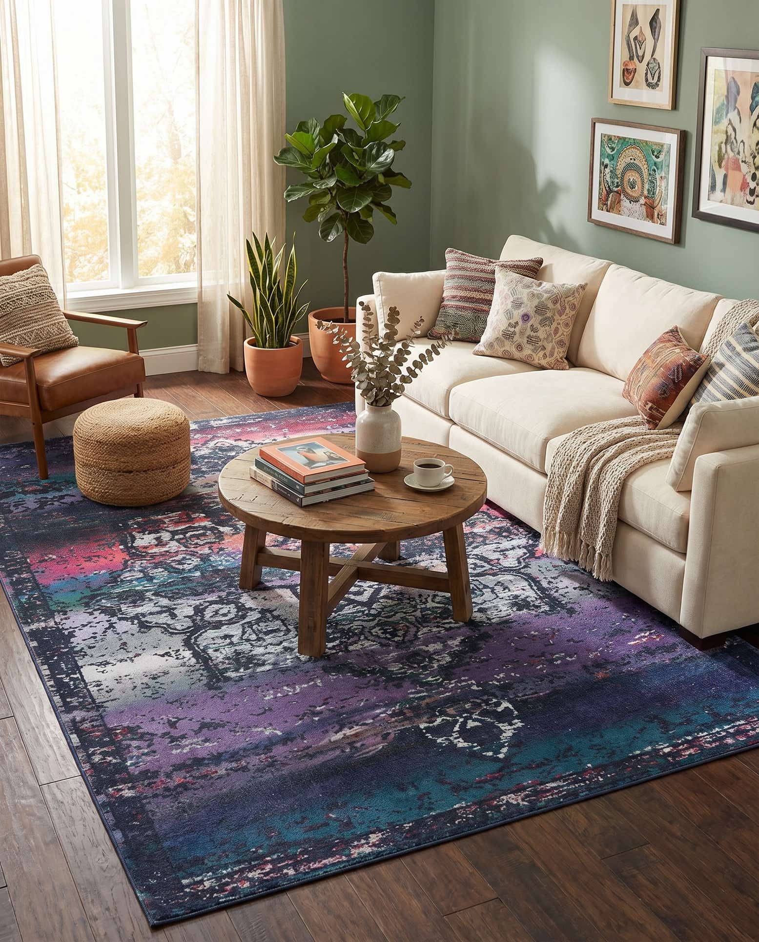 9' 2 x 12' Washable Francesca Rug