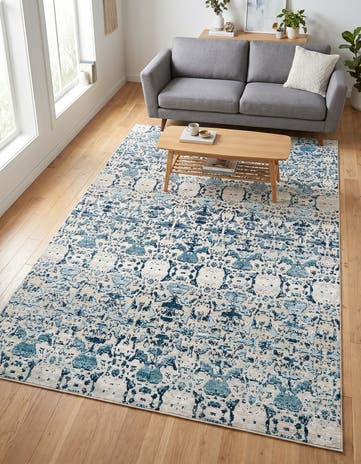 Blue Amulet Rug