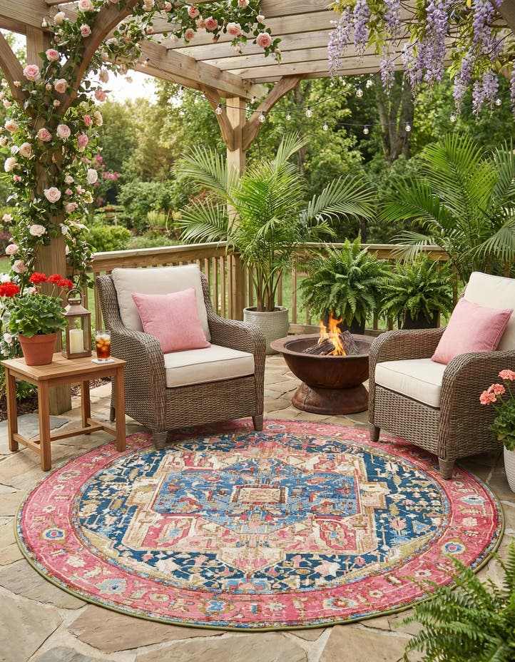 6' x 6' Easy-Clean Traditional Indoor / Ou...