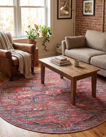 5' 3 x 5' 3 Maahru Round Rug