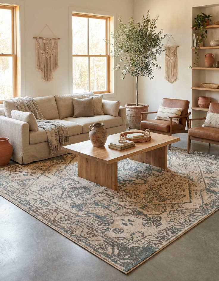 Detail image of 10' x 10' Sahara Square Rug