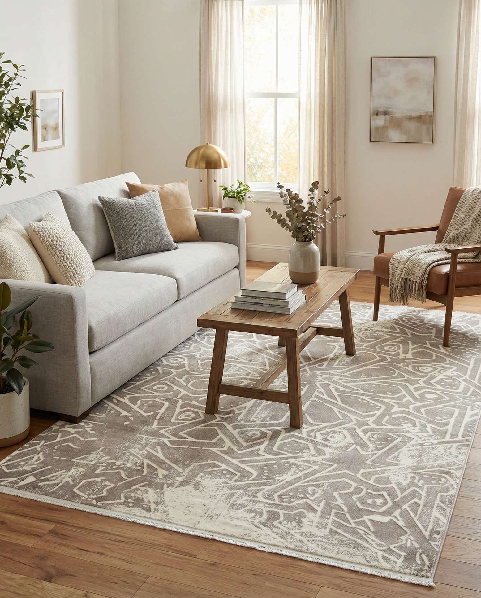 5' x 8' Modern Classical Rug