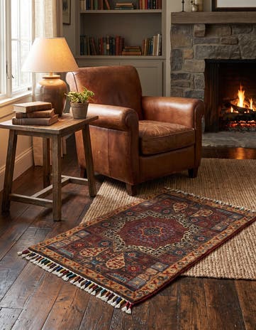 1' 8 x 2' 10 Hand Knotted Ariana Ziegler Rug