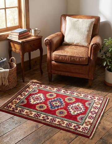 2' 1 x 2' 11 Hand Knotted Kazak Rug