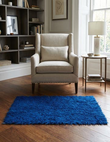 2' 7 x 4' 9 Hand Knotted Moroccan Wool Rug