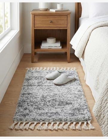 Gray Athena Shag Rug