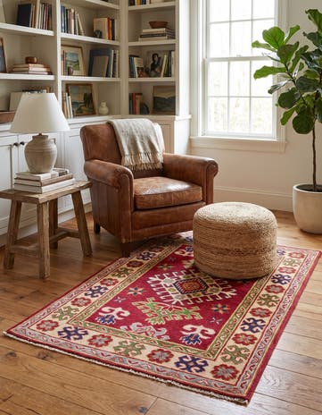 2' 10 x 4' 2 Hand Knotted Kazak Rug