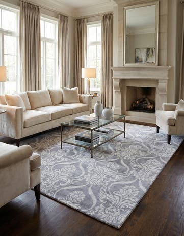 6' 8 x 9' 11 Hand Knotted Darya Wool Rug