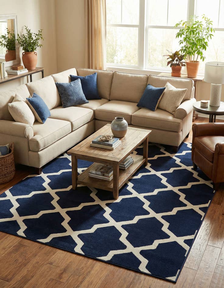 Detail image of 7' x 10' Trellis Rug