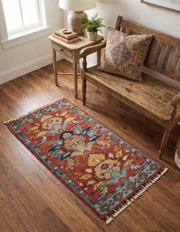 1' 9 x 3' 4 Hand Knotted Ariana Ziegler Rug
