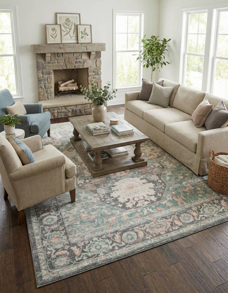 Detail image of 10' x 13' Madeline Vintage Rug