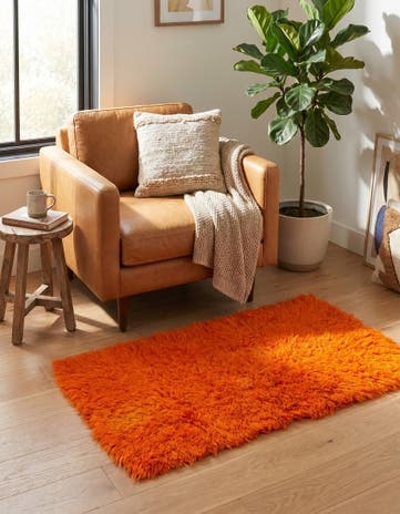 2' 6 x 4' 6 Hand Knotted Moroccan Wool Rug