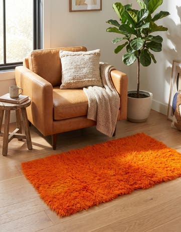 2' 6 x 4' 6 Hand Knotted Moroccan Wool Rug