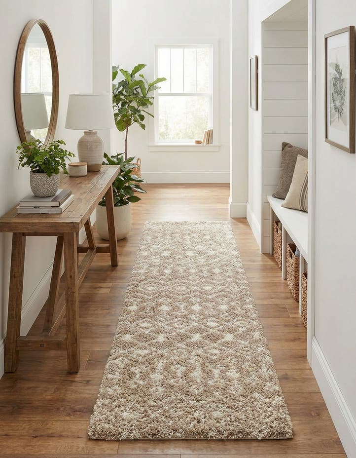 2' 7 x 10' Moroccan Trellis Shag R...