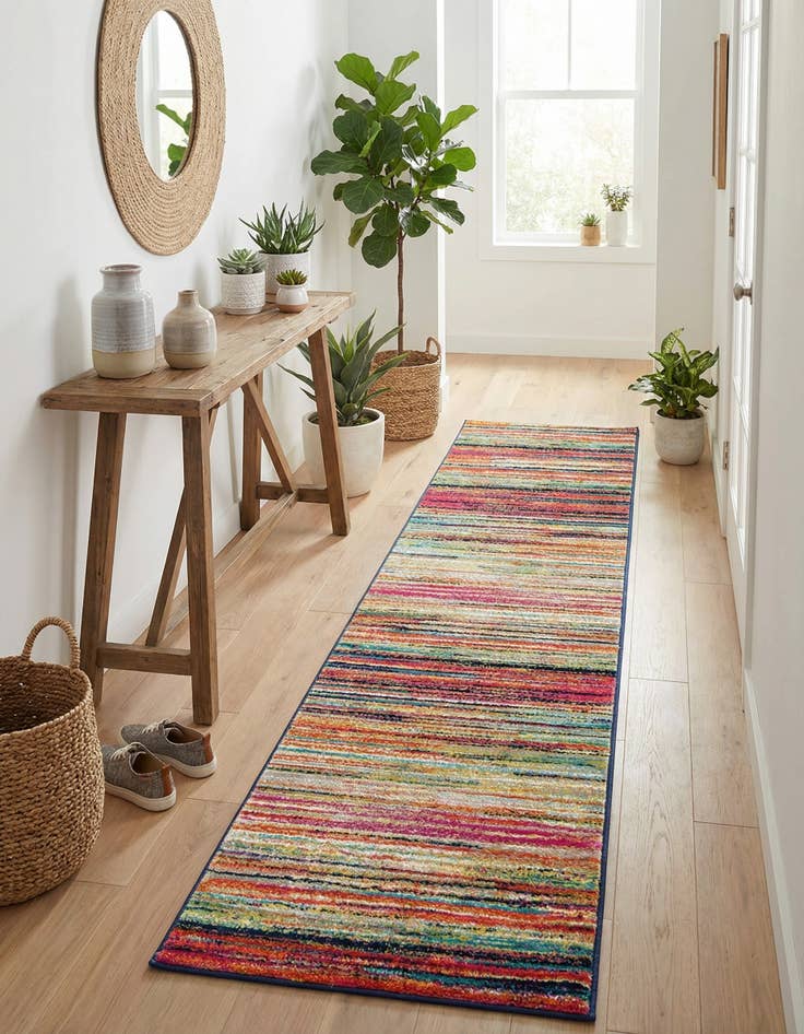 Detail image of 2' x 8' Azalea Runner Rug