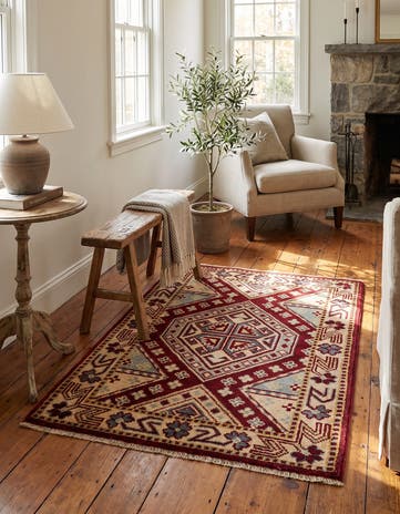 2' 1 x 3' Hand Knotted Kazak Rug