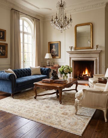 8' 1 x 9' 11 Hand Knotted Ziegler Rug