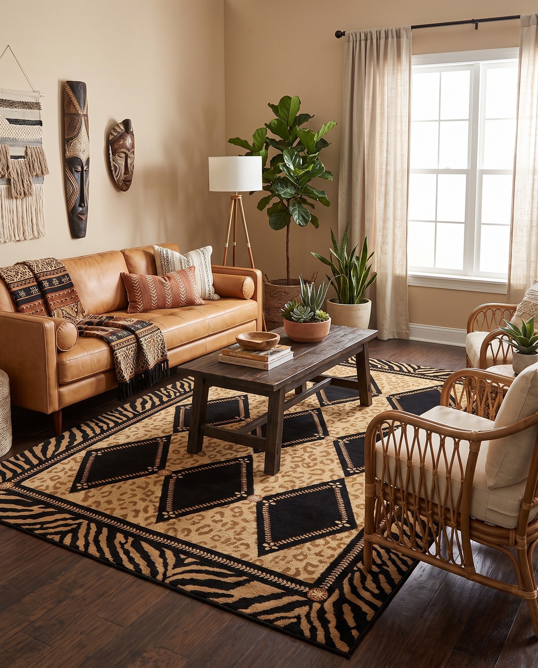 7' x 10' Safari Rug