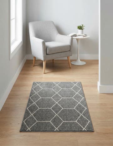 3' x 5' 3 Lattice Frieze Rug
