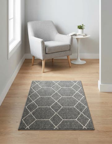 3' x 5' 3 Lattice Frieze Rug