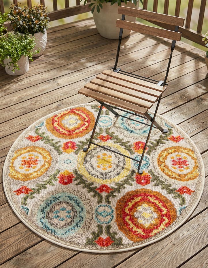 3' x 3' Easy-Clean Casablanca Indoor / Out...