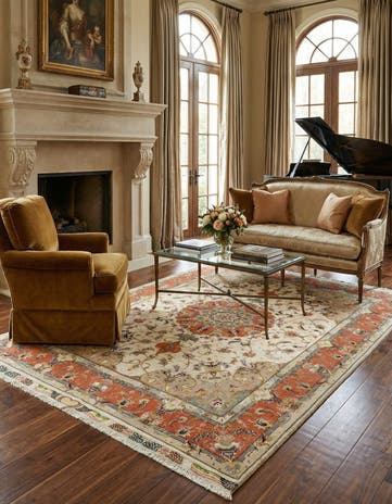 4' 11 x 7' 4 Tabriz Rug
