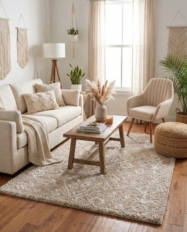  5' x 8' Moroccan Shag Rug