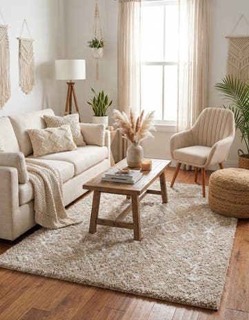 5' x 8' Moroccan Shag Rug