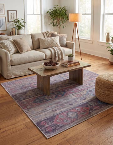 5' 3 x 5' 3 Washable Sisu Square Rug
