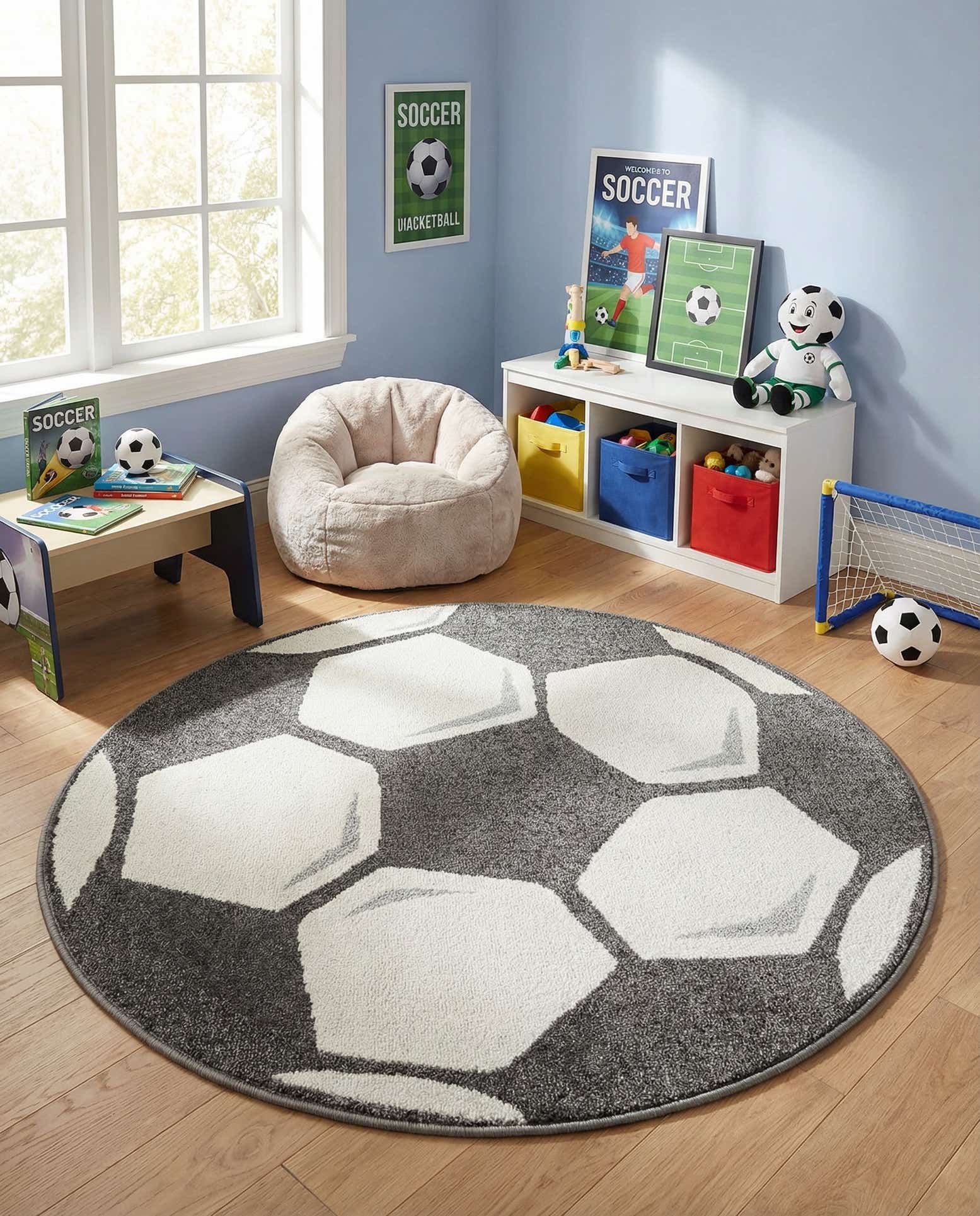4' x 4' Whimsy Kids Round Rug