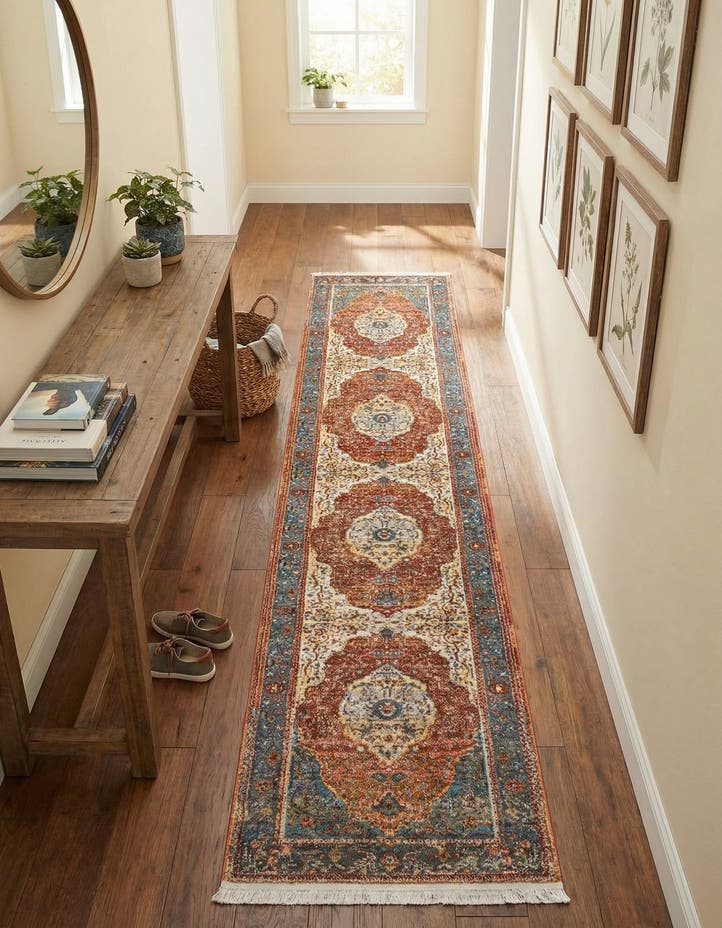 2' 7 x 12' Santiago Runner Rug