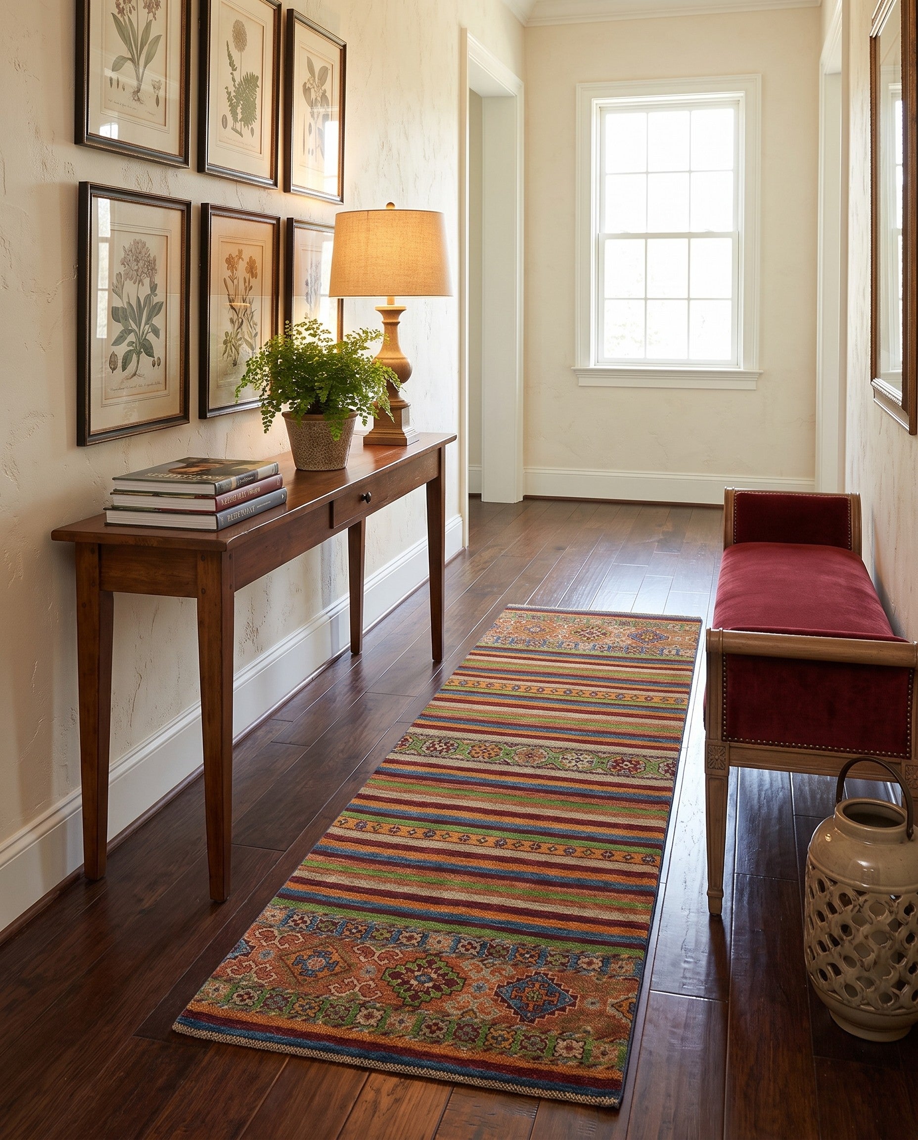 2' 4 x 6' 2 Hand Knotted Kazak Runner Rug