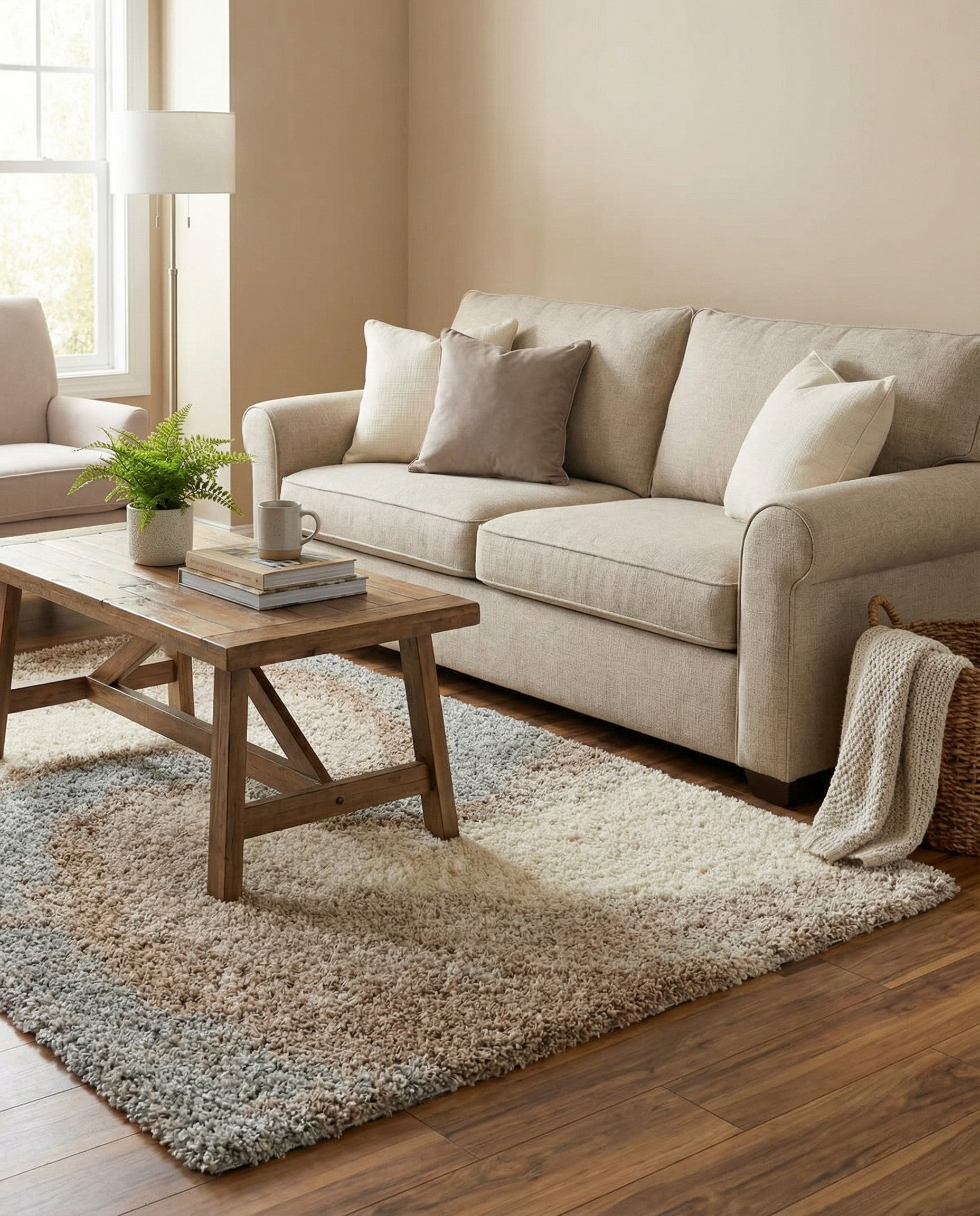 3' 3 x 5' 3 Soft Touch Shag Rug