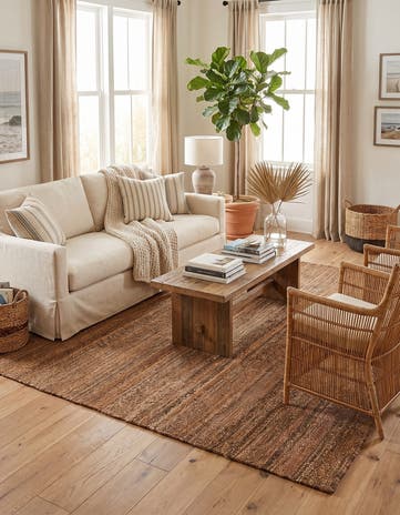 7' 10 x 7' 10 Palm Beach Jute Square Rug