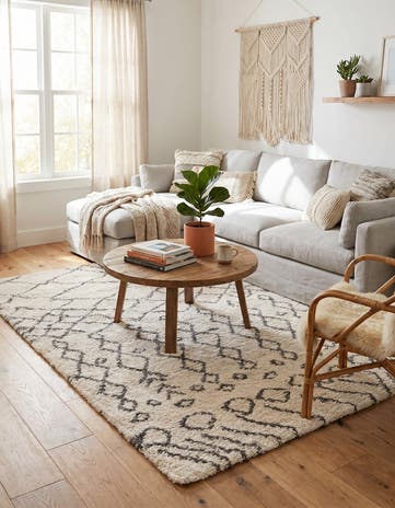 6' x 9' Moroccan Shag Rug