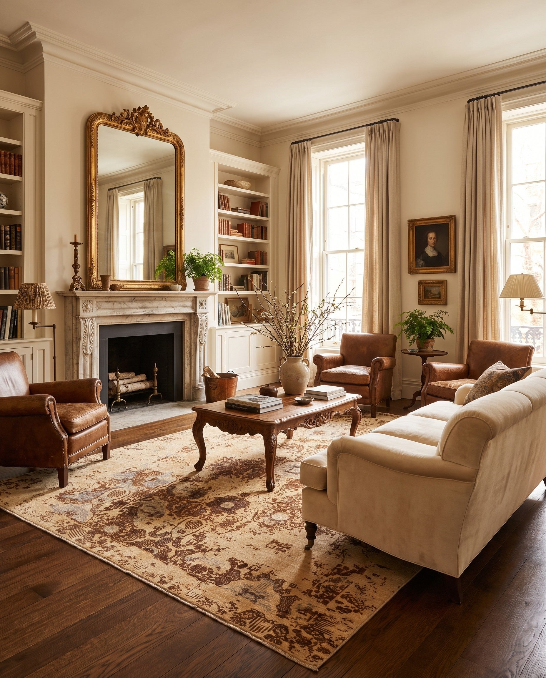 5' 8 x 7' 10 Hand Knotted Ariana Ziegler Rug