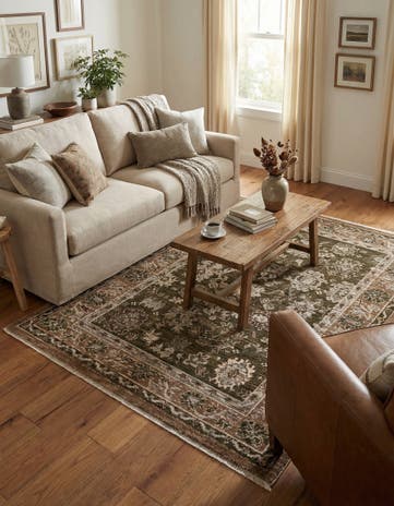 Green Grand Tradition Rug