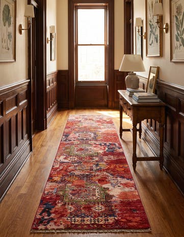 2' 10 x 9' 10 Hand Knotted Mamluk Ziegler Runner Rug