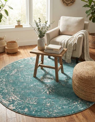 5' 3 x 5' 3 Monte Carlo Round Rug