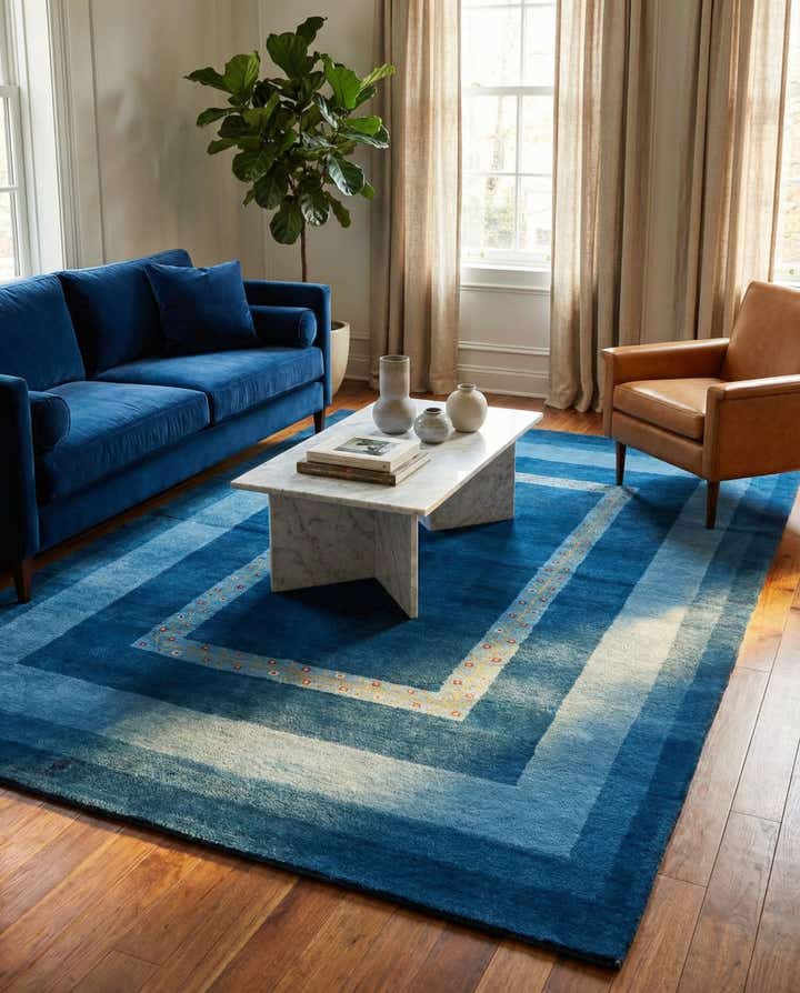 4' 8 x 6' 7 Hand Knotted Tibet Wool Rug